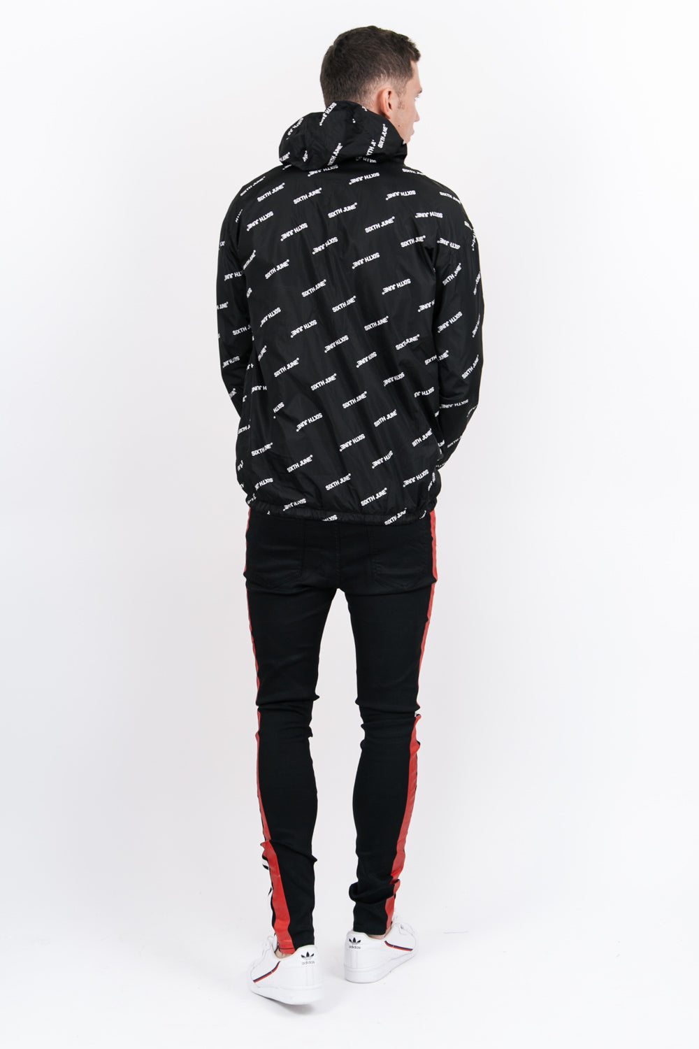 Sixth June - Coupe vent logomania noir