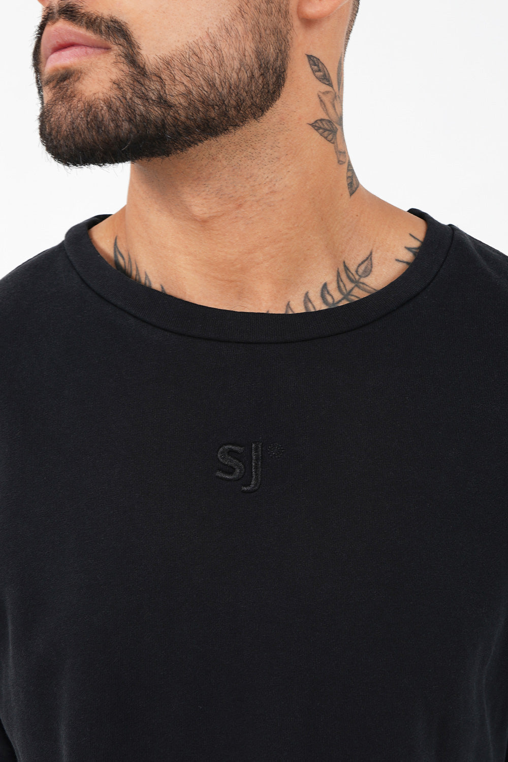 Sixth June - Sweat délavé initiales Noir