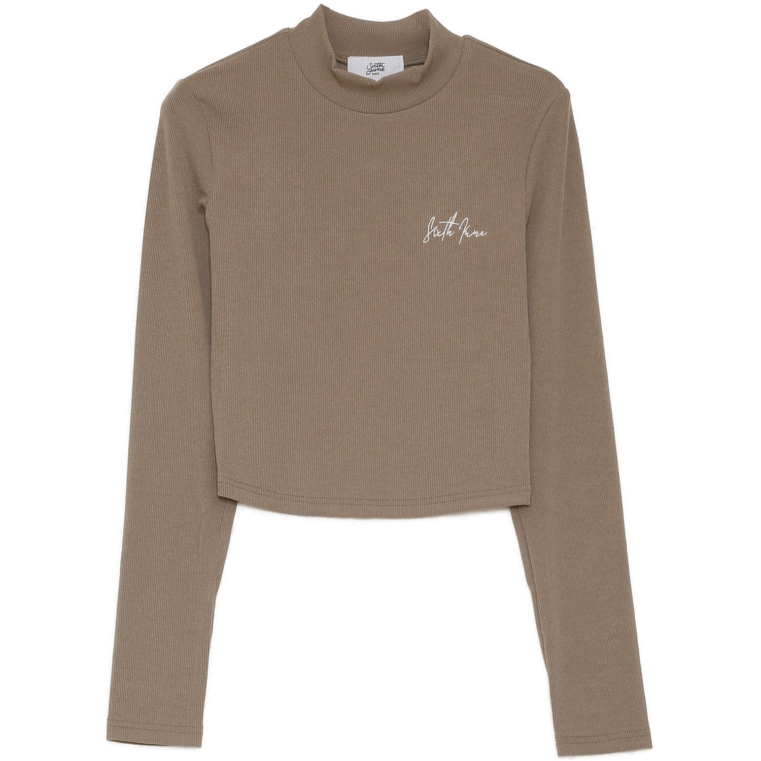 Top court logo signature taupe