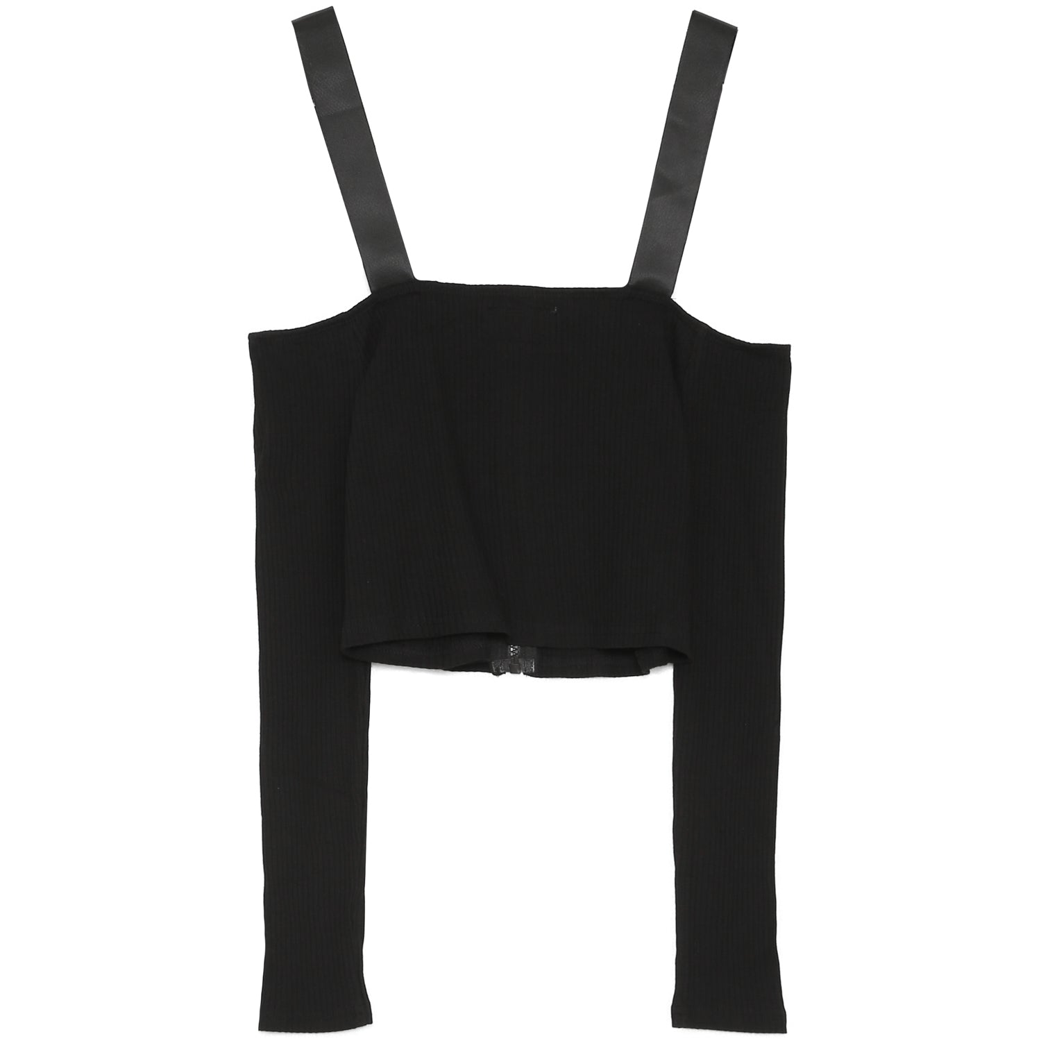 Sixth June - Top boucle zip noir