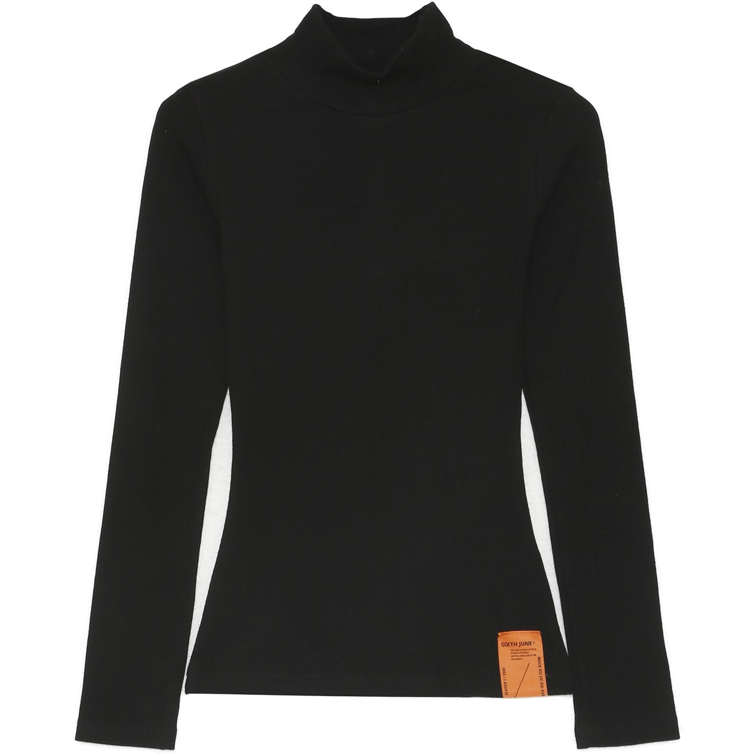 Sixth June - T-shirt col montant noir