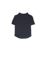 Sixth June - T-shirt bandes bicolores noir