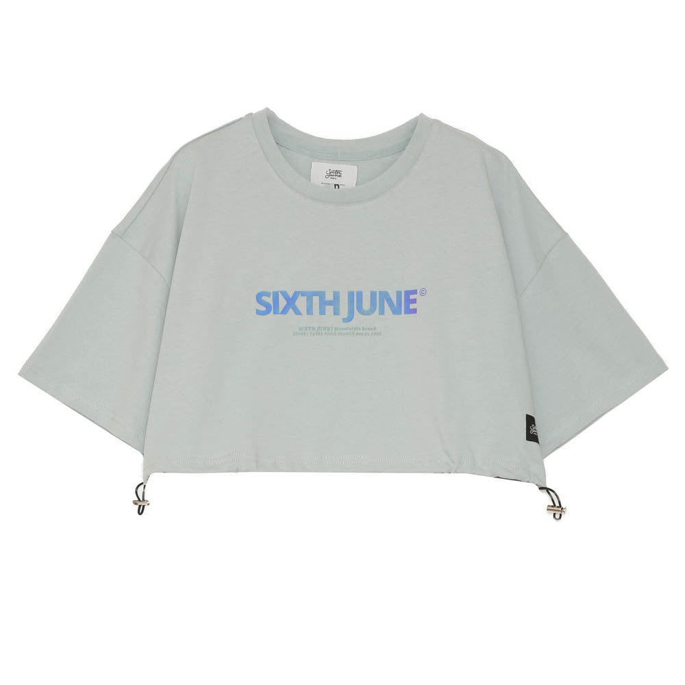 Sixth June - T-shirt court cordons vert