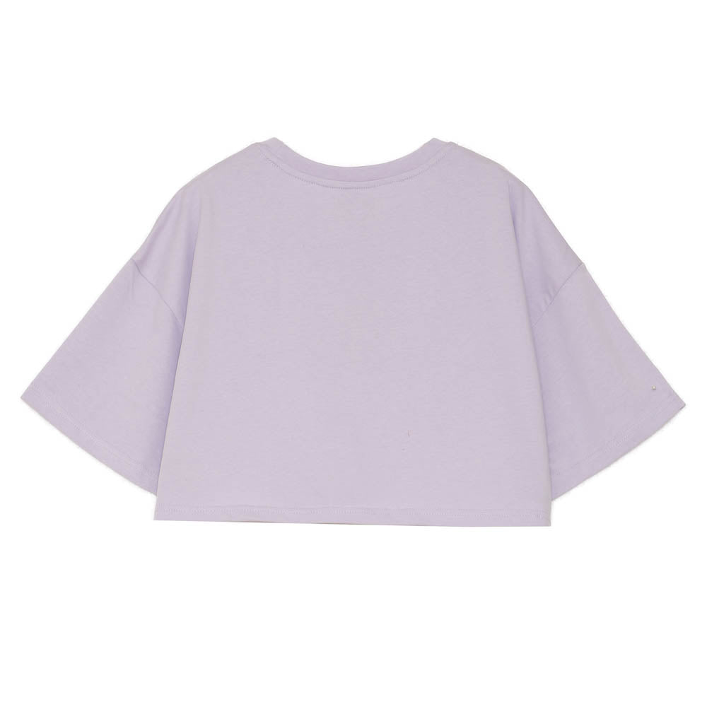 Sixth June - T-shirt court cordons Mauve