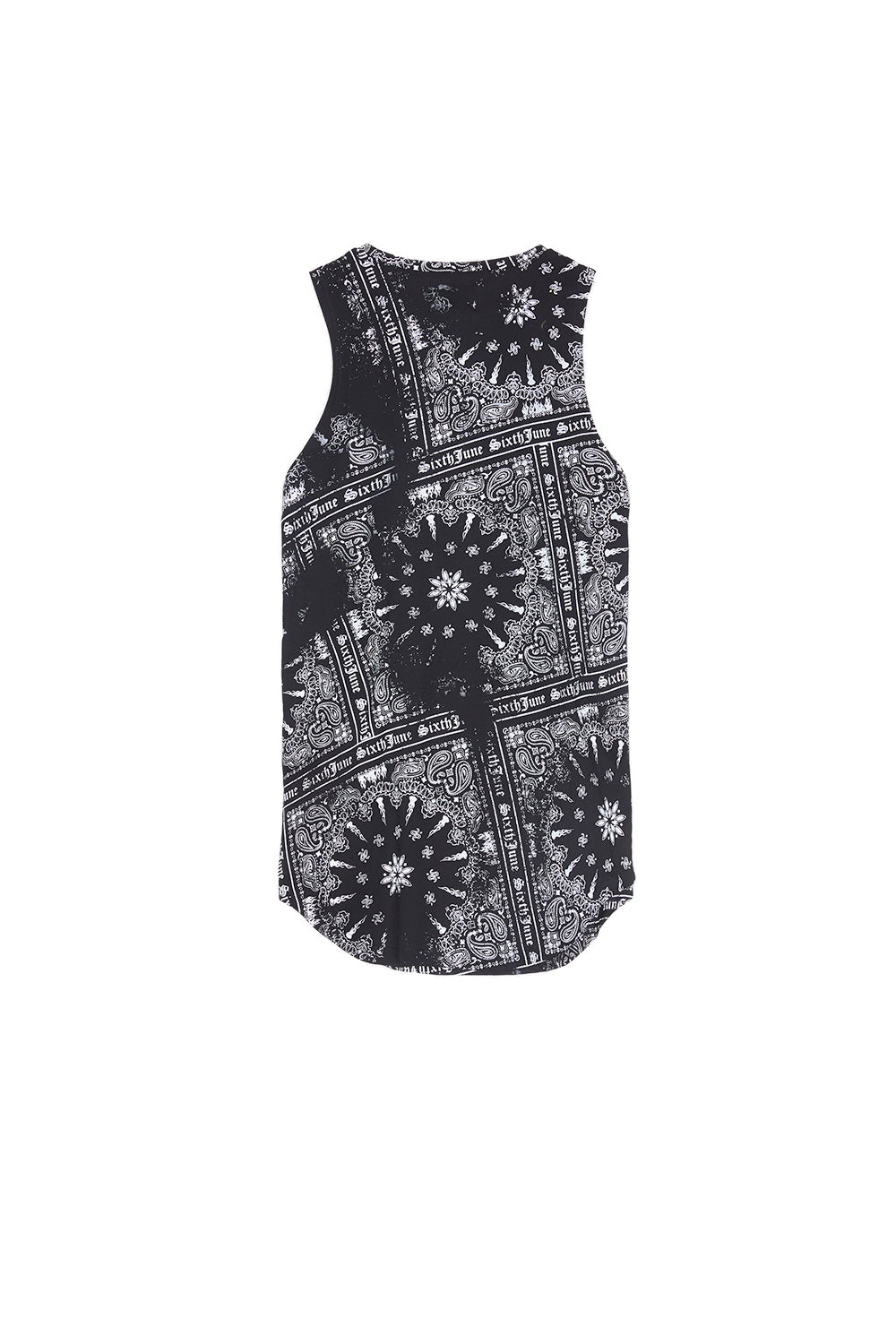 Sixth June - Débardeur bandana noir