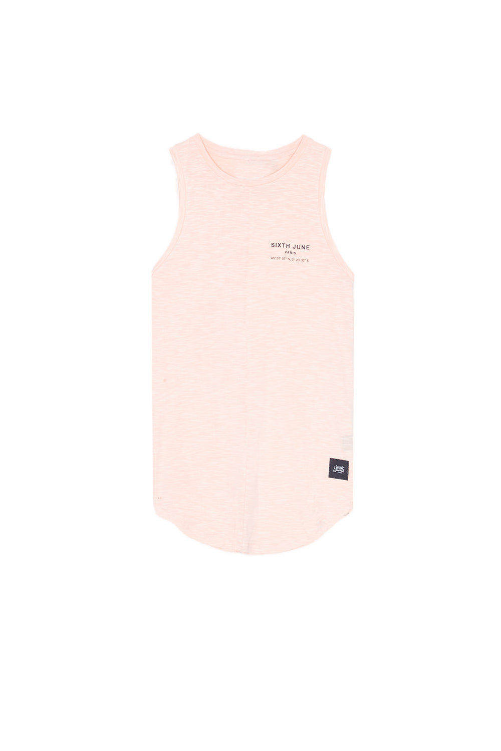 Sixth June - Débardeur Paris GPS rose
