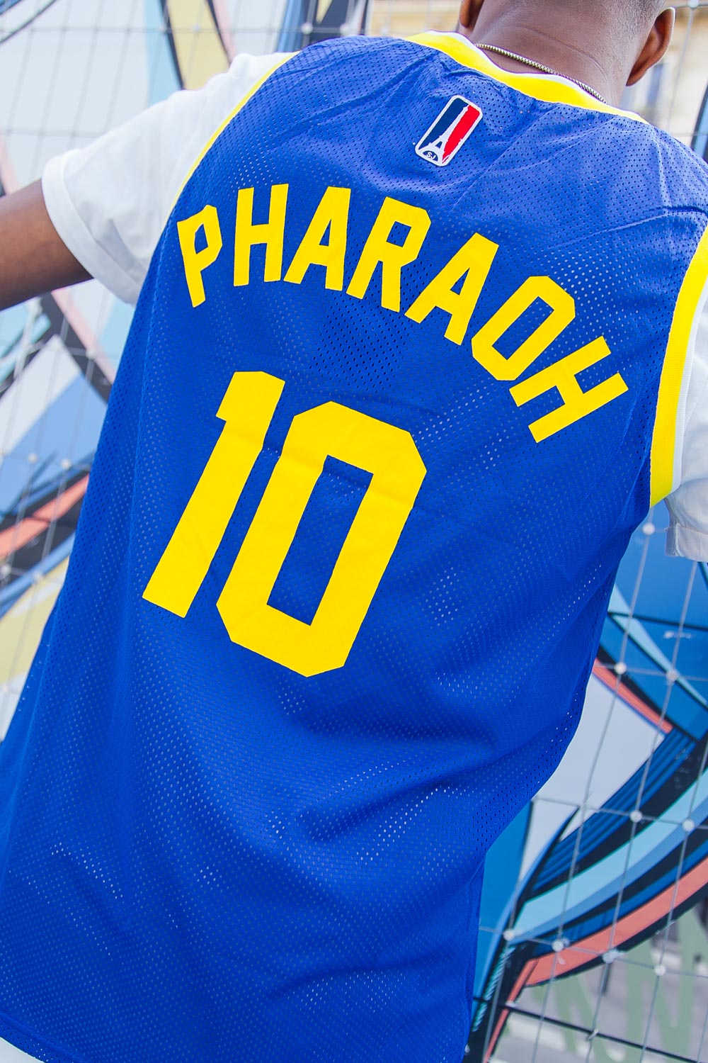 Sixth June - Maillot basket Pharaoh 10 bleu