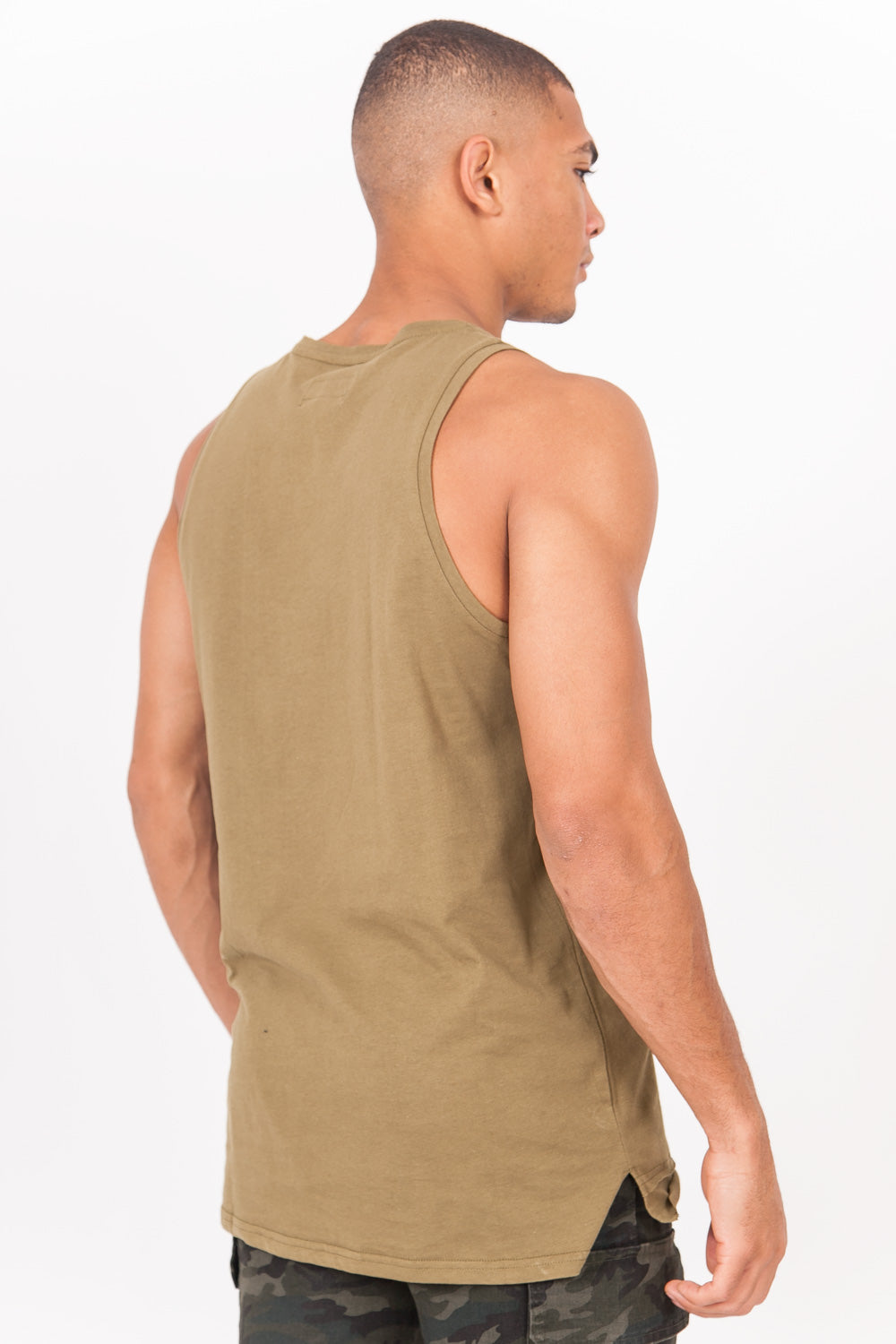 Sixth June - Débardeur poche camouflage kaki