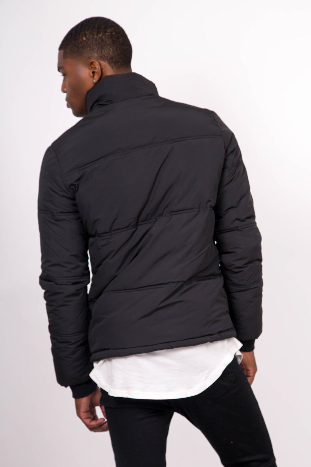 Sixth June - Doudoune courte col noir