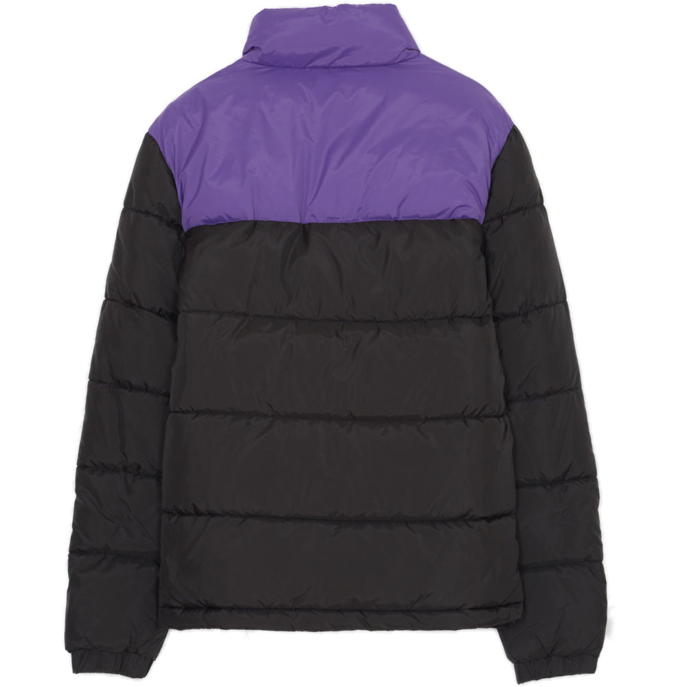 Sixth June - Doudoune bicolore logo noir violet