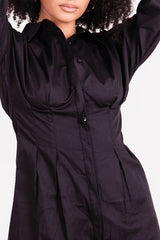 Sixth June - Robe chemise corset noir