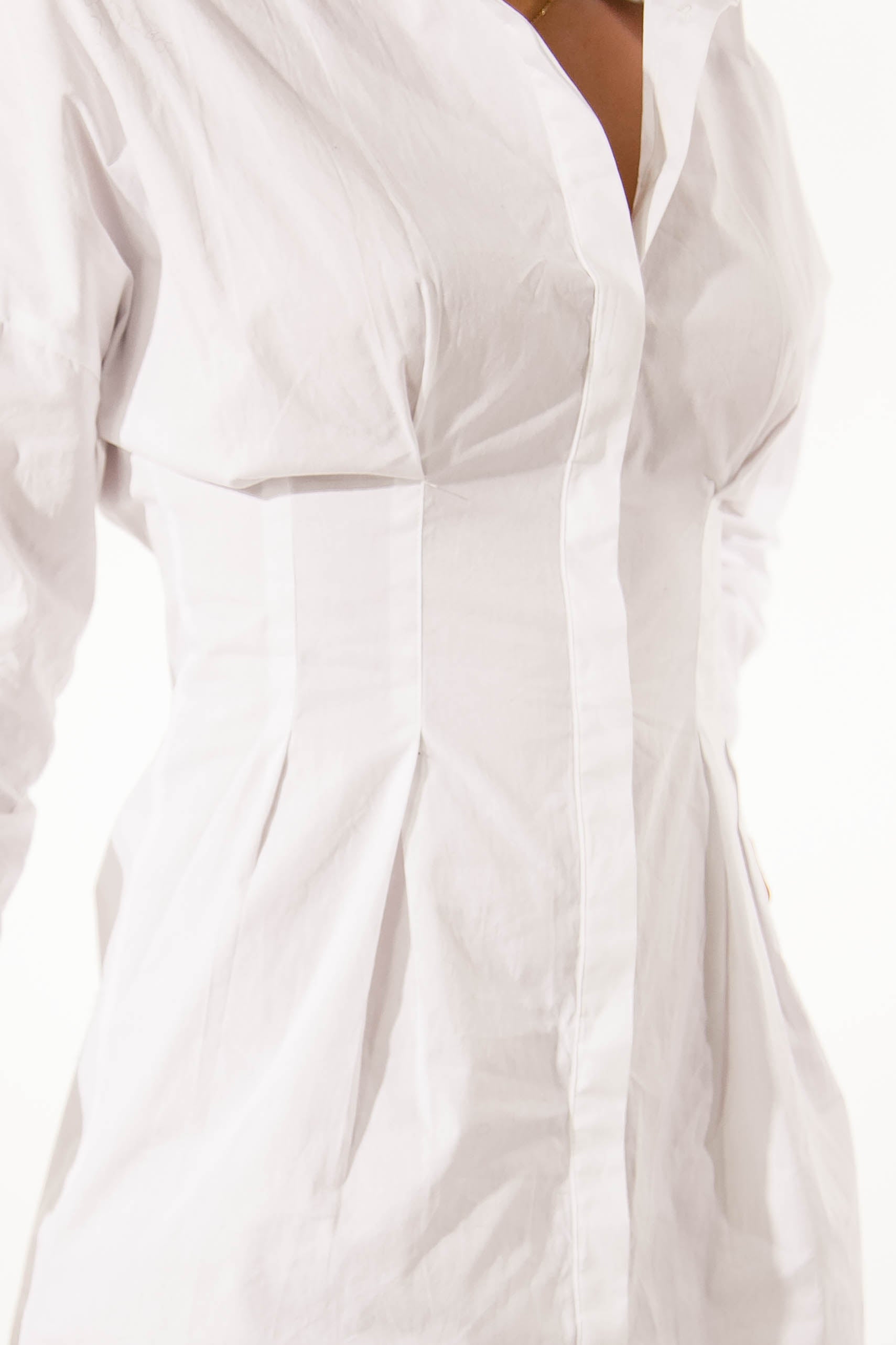 Sixth June - Robe chemise corset blanc