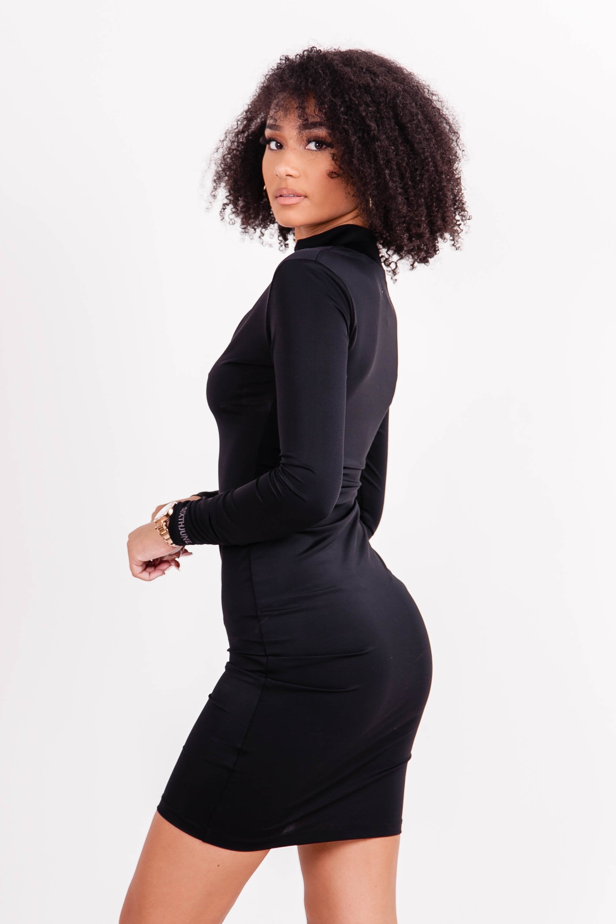 Sixth June - Robe zip lycra noir