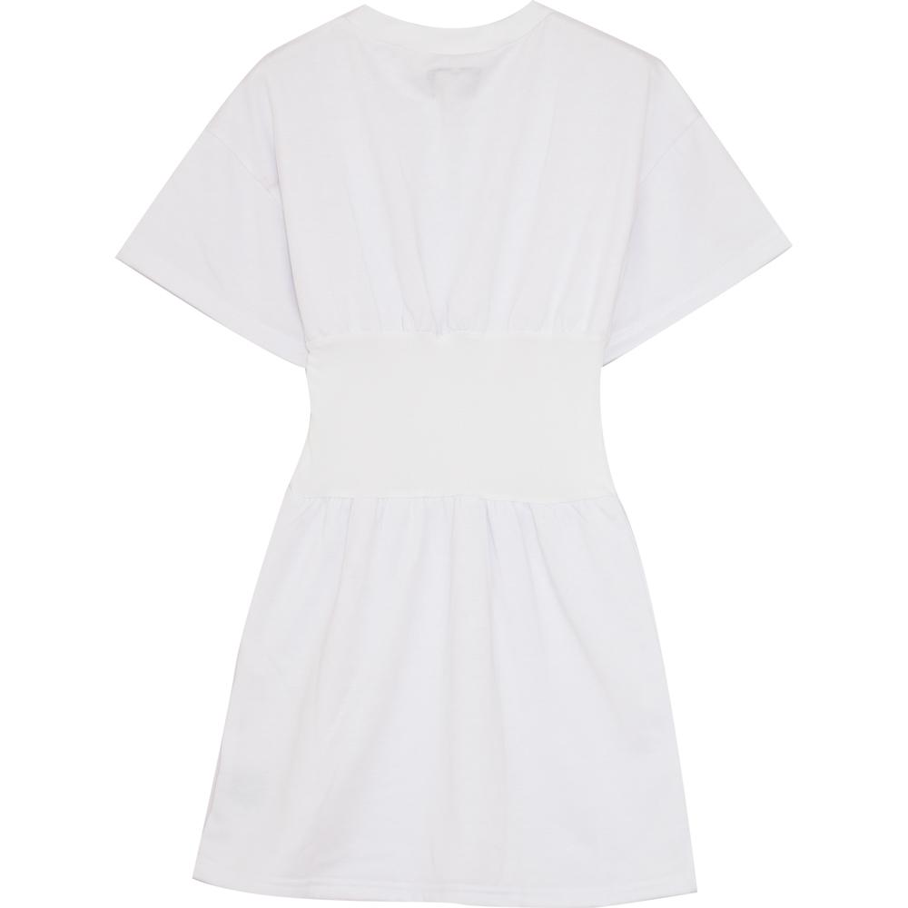 Sixth June - Robe t-shirt corset Blanc