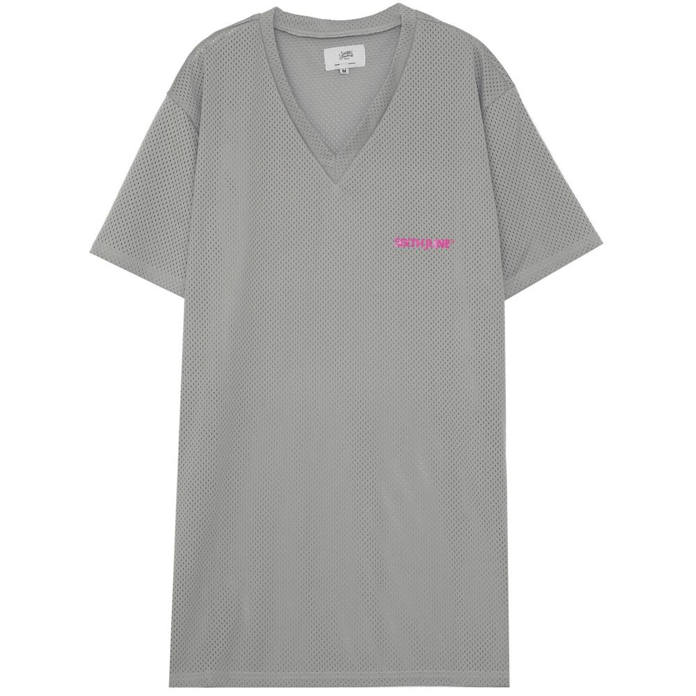 Sixth June - Robe tshirt mesh Gris