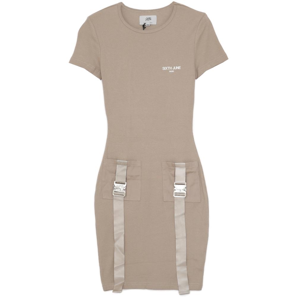 Sixth June - Robe boucle tactique Beige