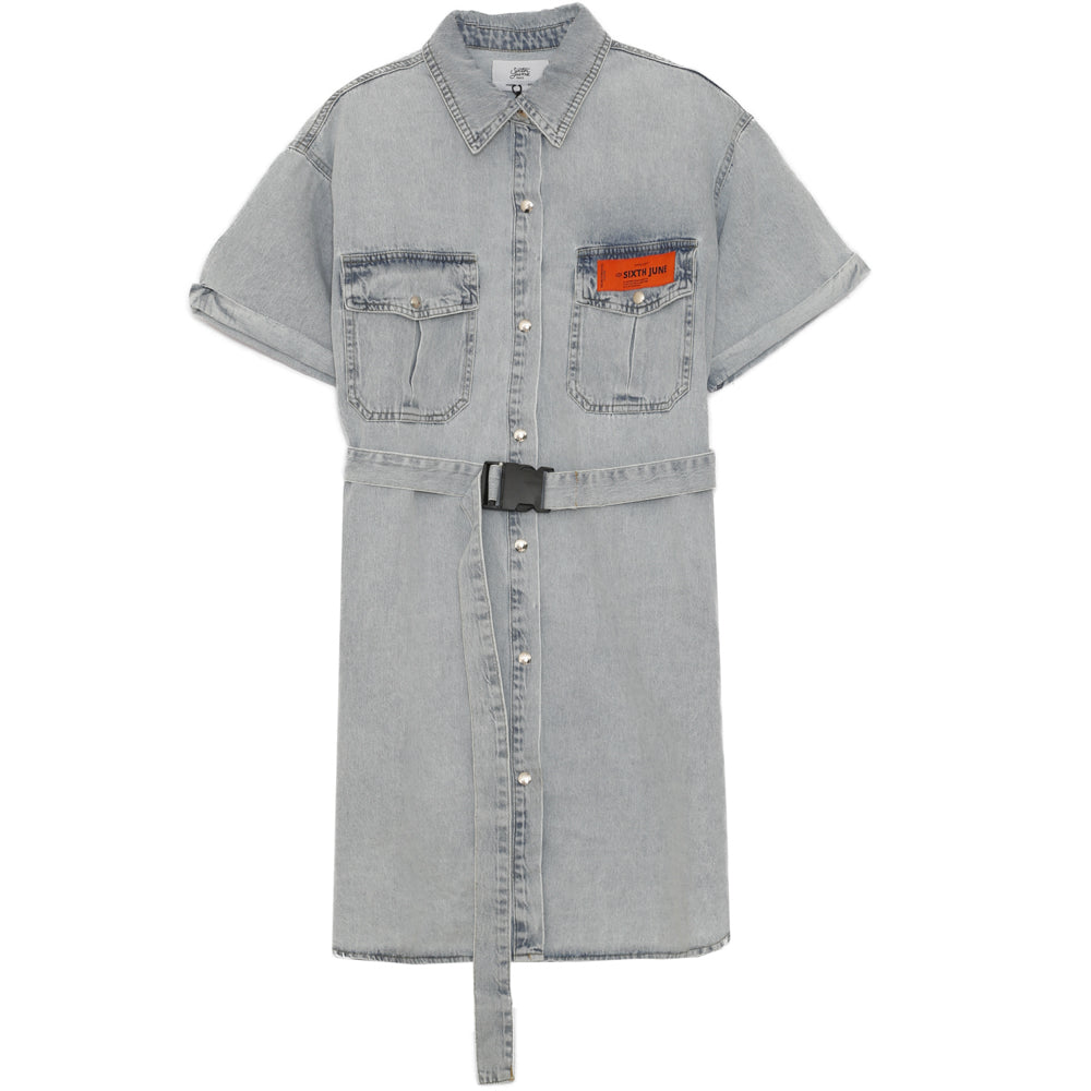 Sixth June - Robe en jean bleu