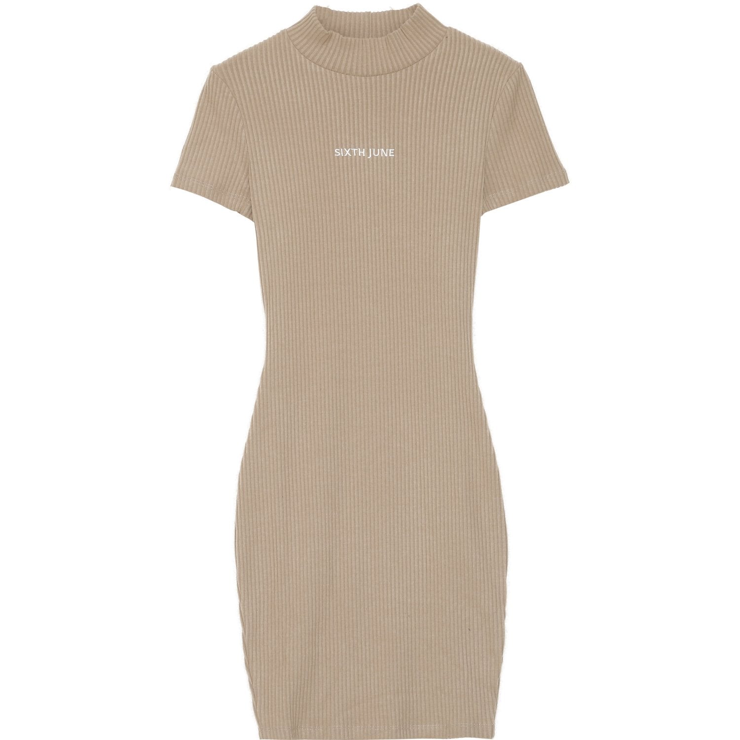 Sixth June - Robe manches courtes beige