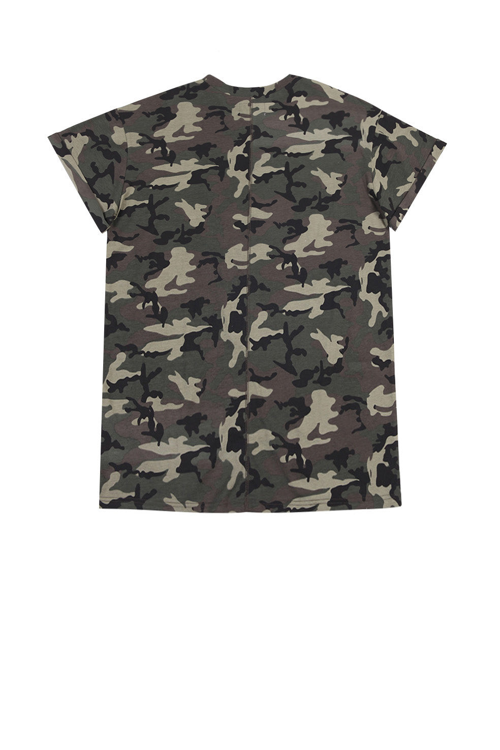 Sixth June - T-shirt ultra oversized Women camouflage green W2635VDR