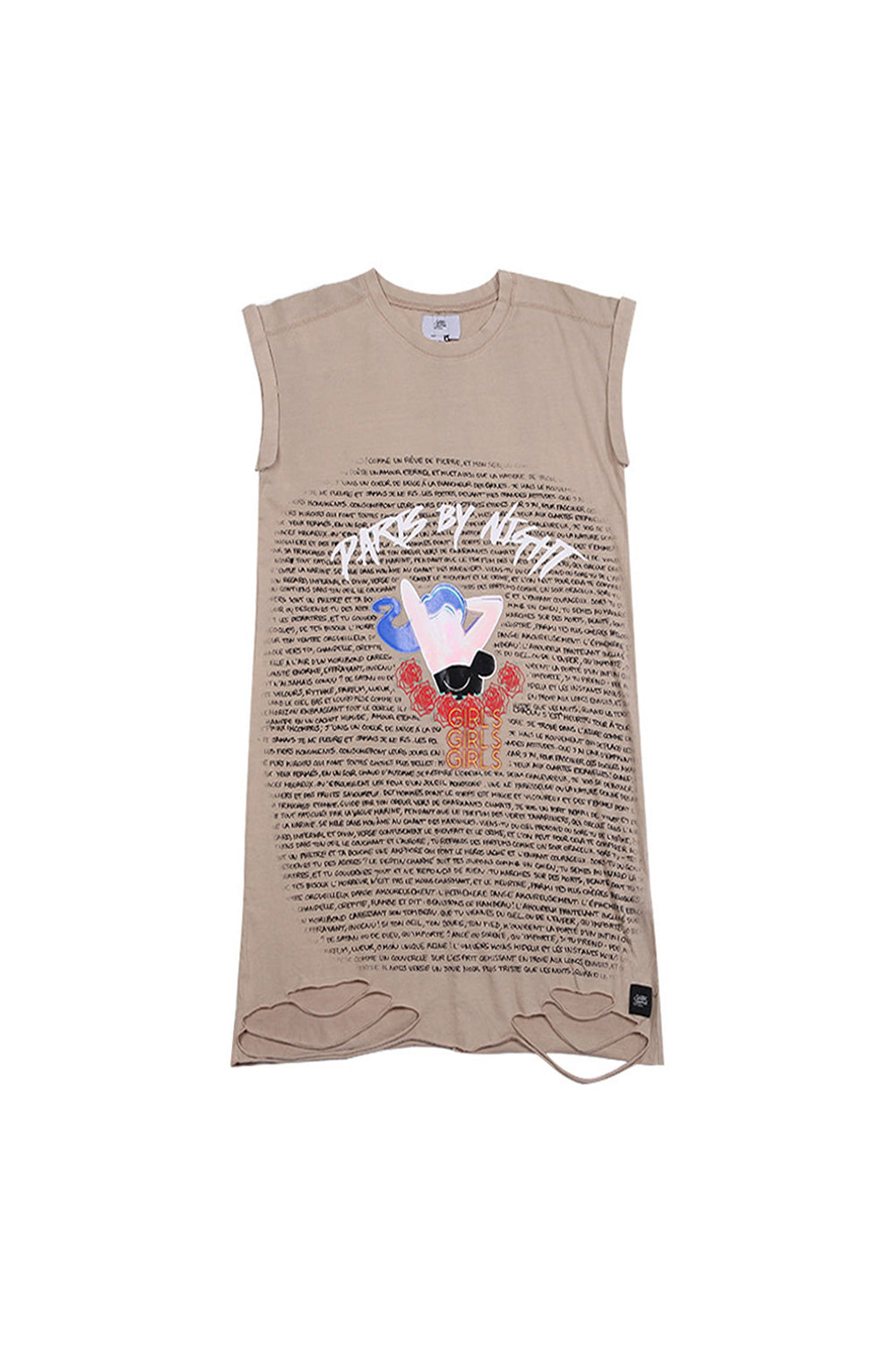 Sixth June - Tank dress Paris by night Women sand W2639VDR