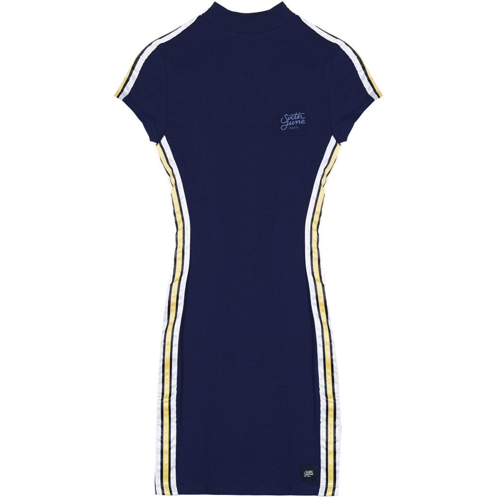 Sixth June - Robe bande tricolore bleu