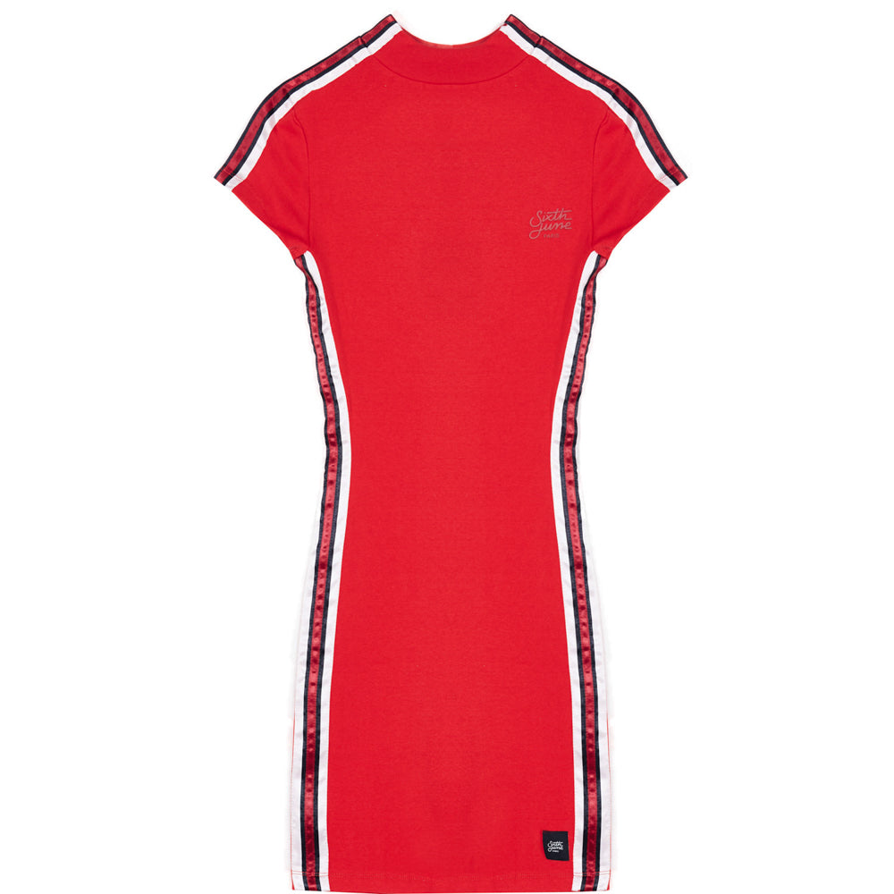 Sixth June - Robe bande tricolore rouge