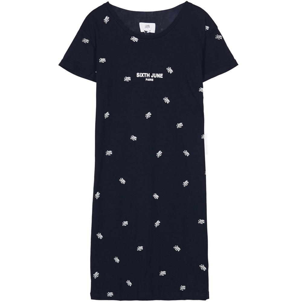 Sixth June - Robe logomania noir