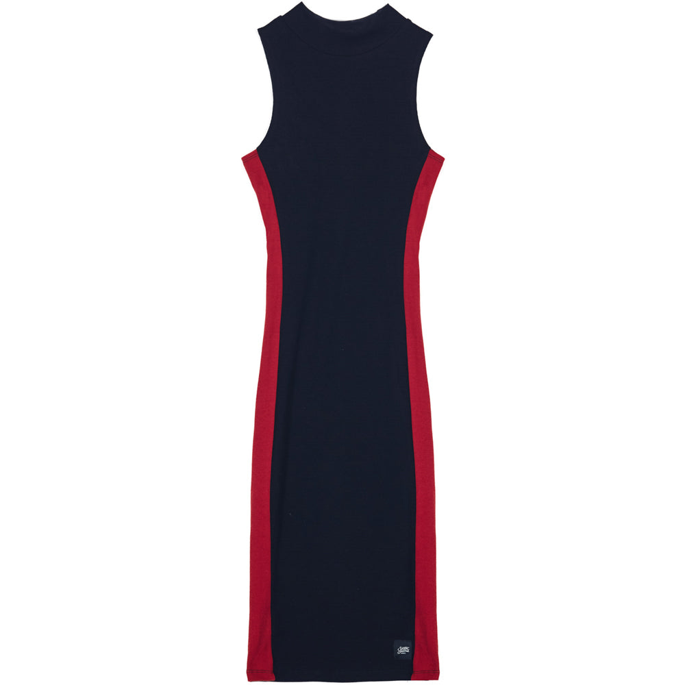 Sixth June - Robe bandes sans manches noir rouge