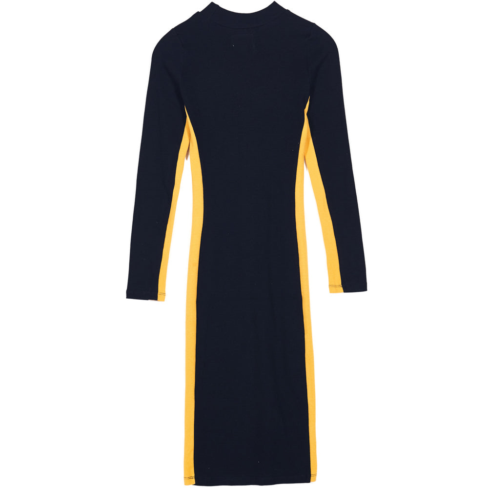 Sixth June - Robe bandes manches longues noir jaune