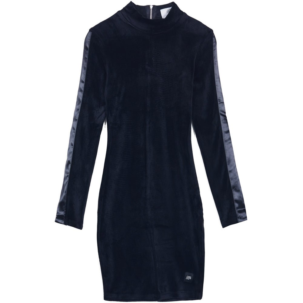 Sixth June - Robe velours bandes noir