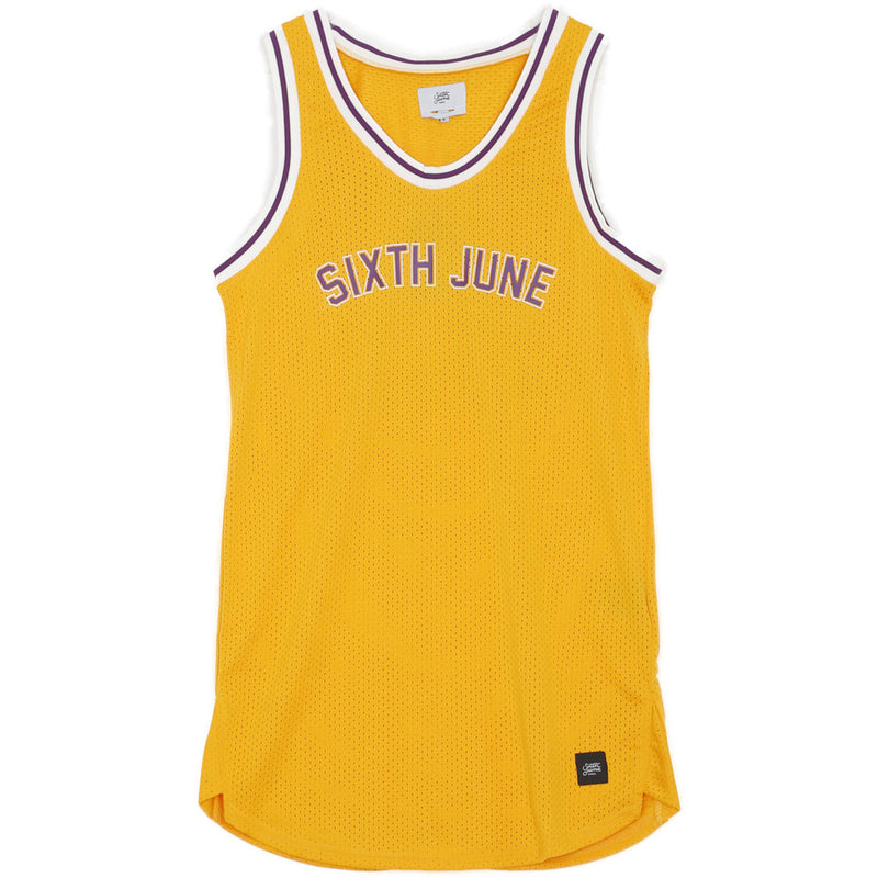 Sixth June - Robe T-Shirt Kendall 95 jaune
