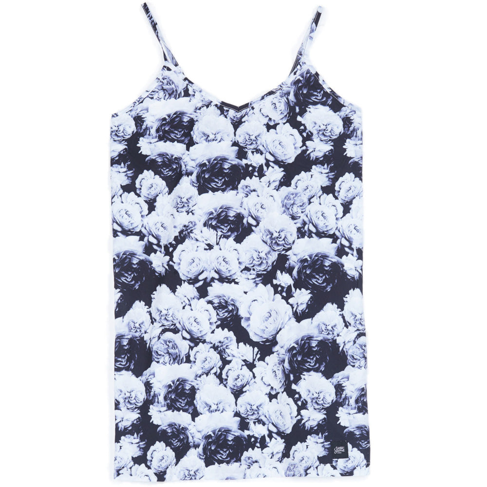 Sixth June - Robe satin fleurs Sixth June blanc