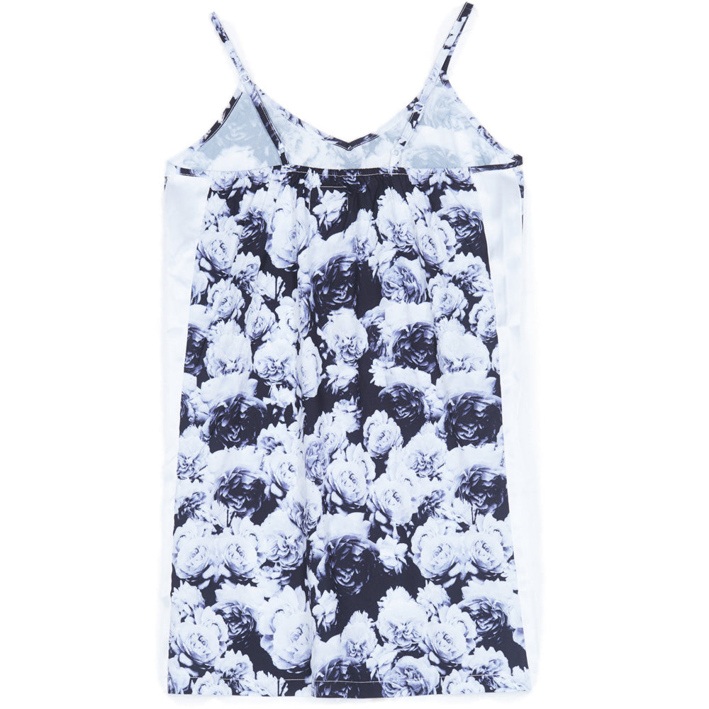 Sixth June - Robe satin fleurs Sixth June blanc