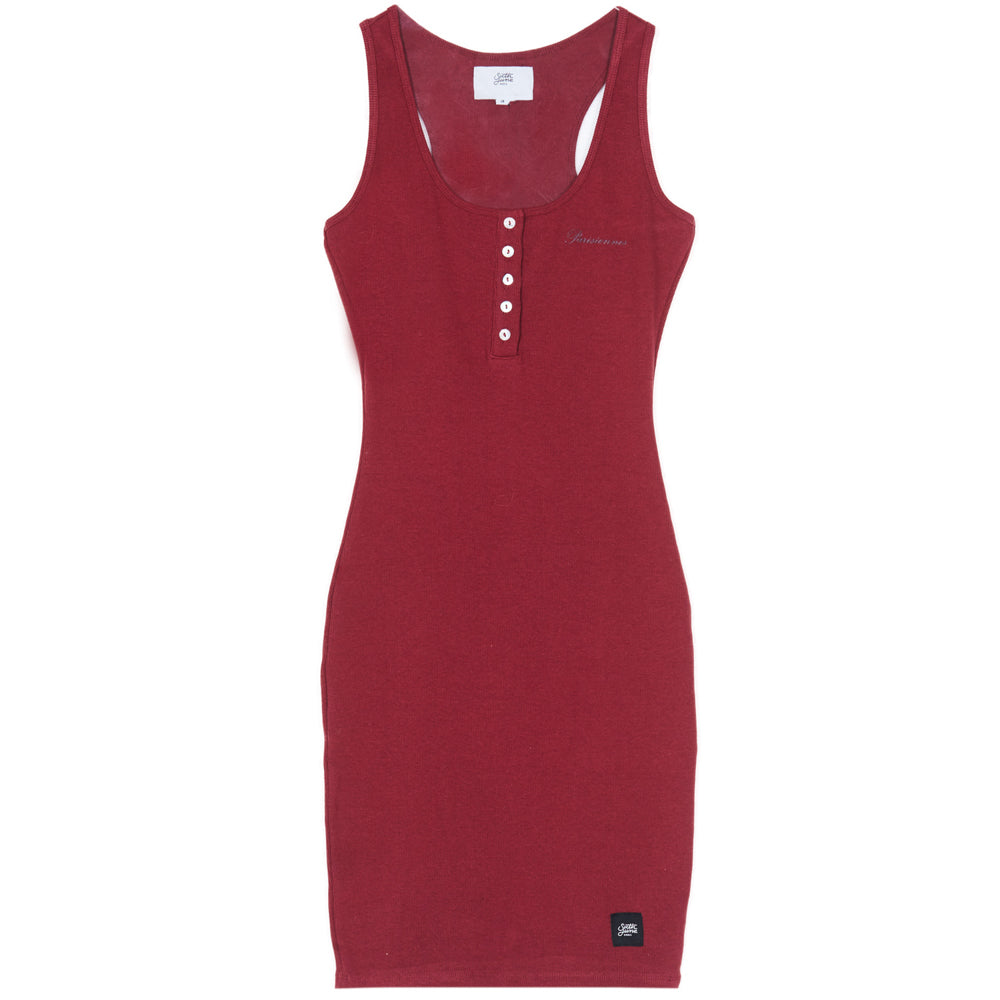 Sixth June - Robe côtelée boutons bordeaux