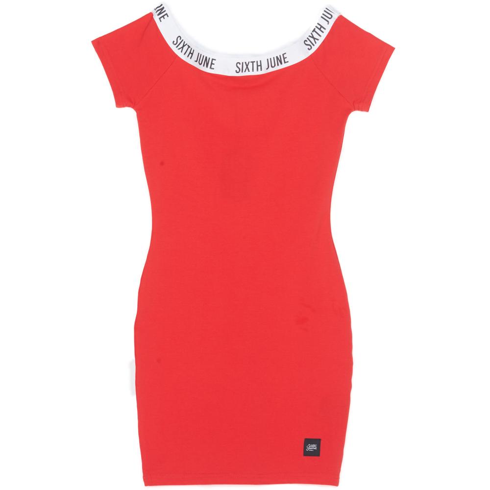 naked shoulder dress with band