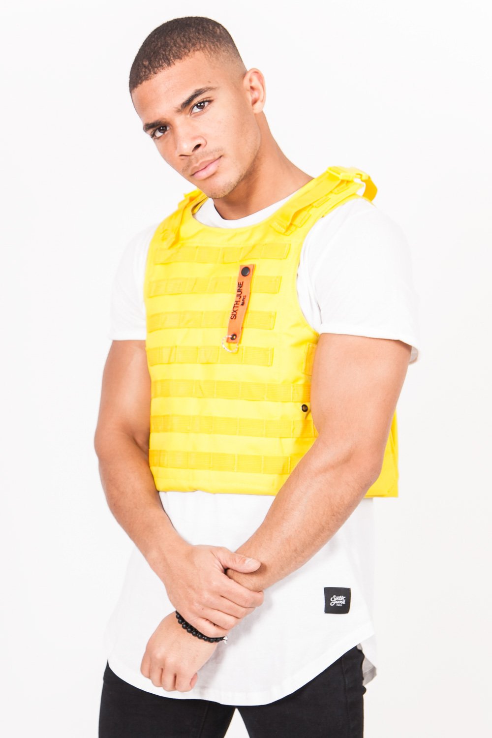 Sixth June - Veste tactique toile clip Jaune