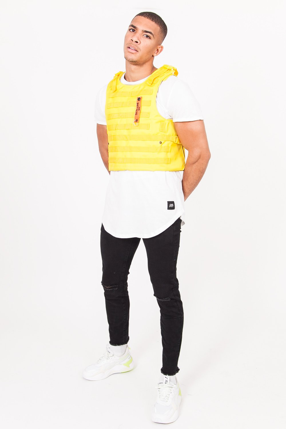 Sixth June - Veste tactique toile clip Jaune