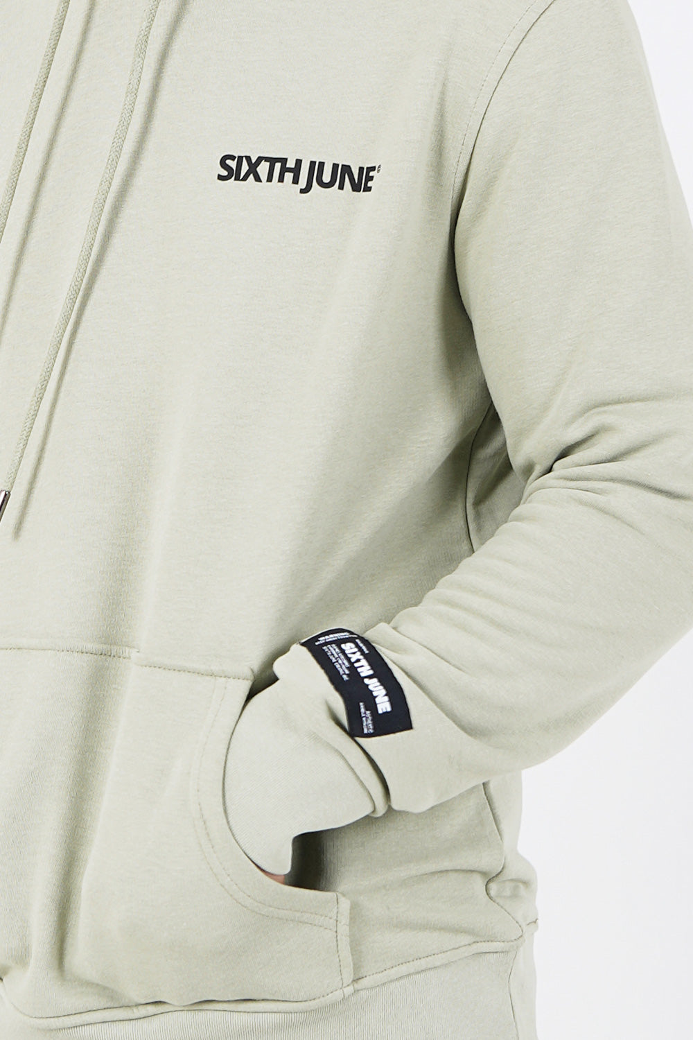 Sixth June - Sweat capuche logo Vert