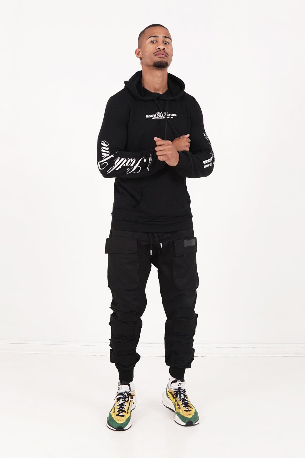 Sixth June - Sweat capuche Moon Earth collection Noir