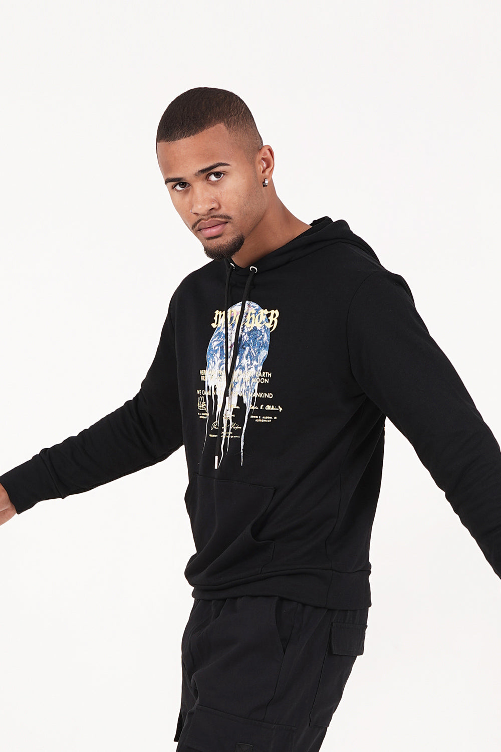 Mother Earth hoodie Black