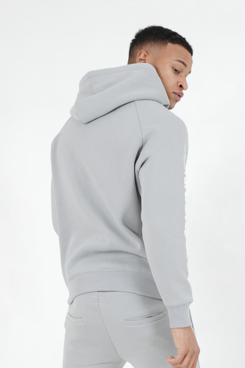 Sixth June - Sweat capuche molletonné logo Gris