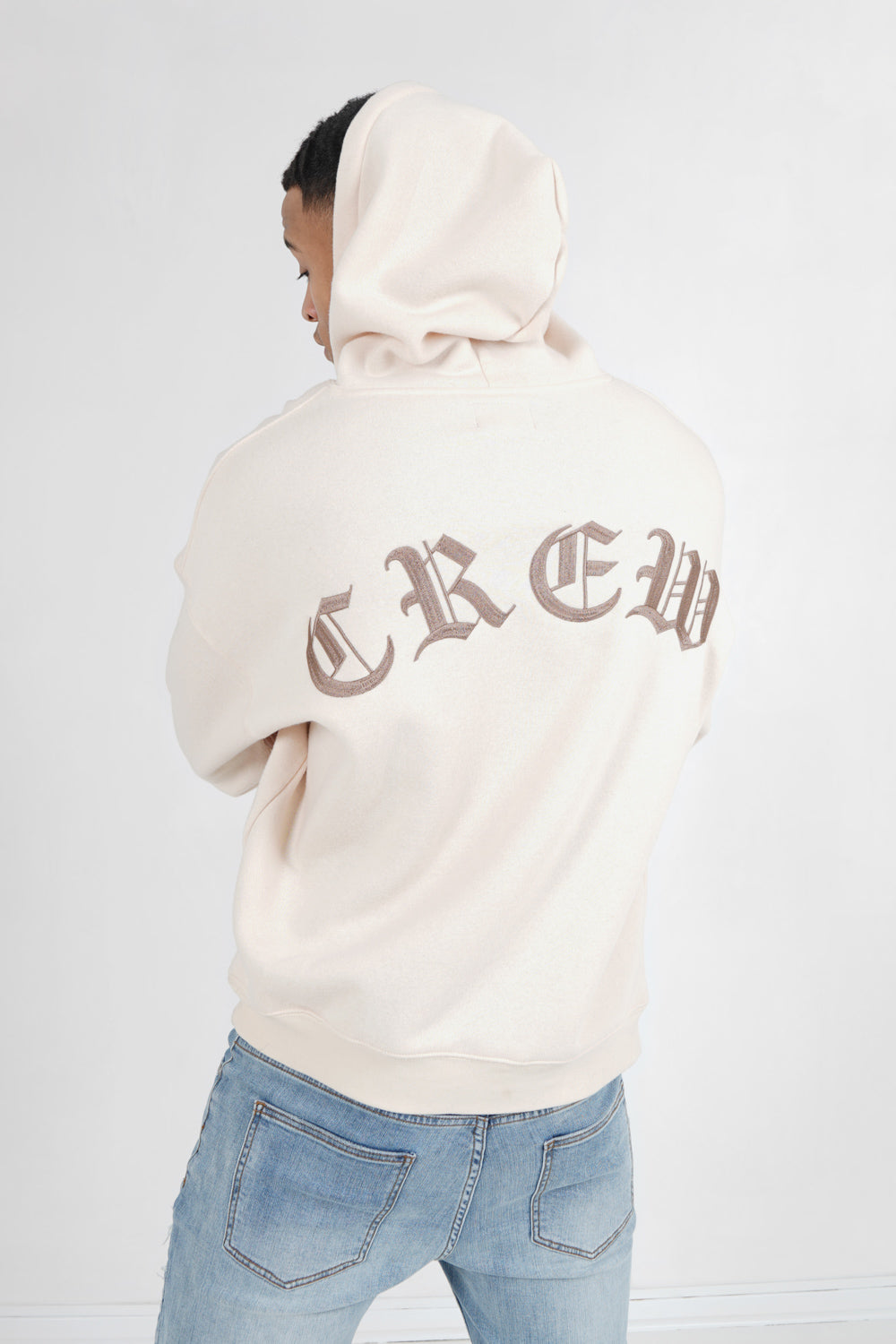 Sixth June - Sweat capuche crew manches Beige