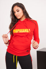 Sixth June - Sweatshirt bandes Propaganda rouge