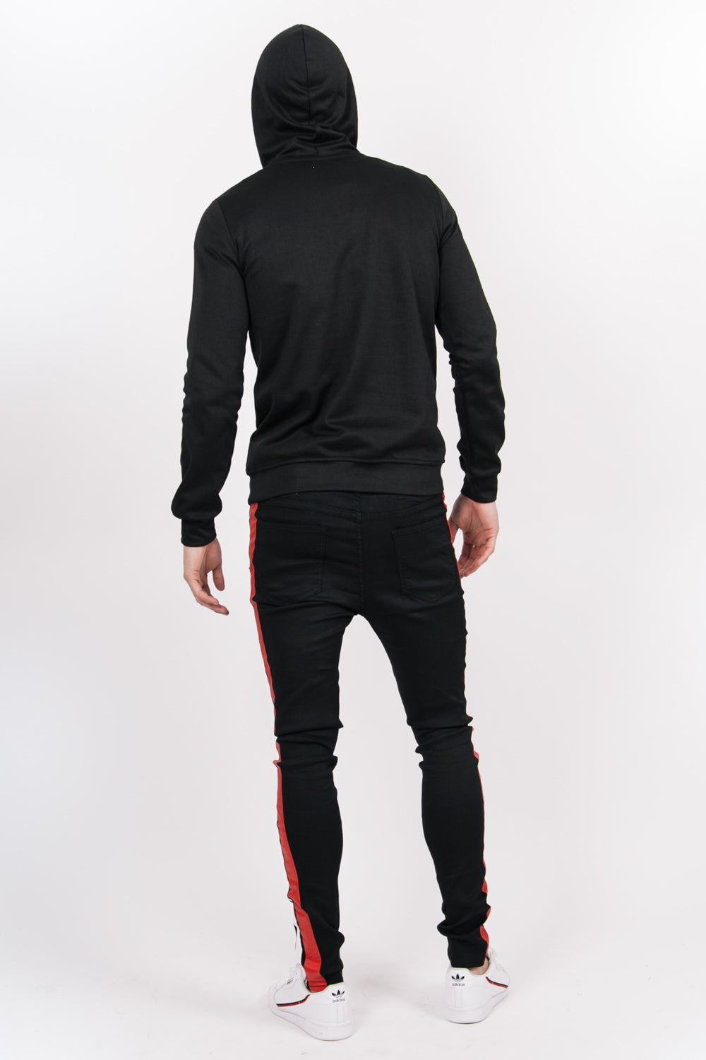 Sixth June - Sweatshirt capuche logo université noir