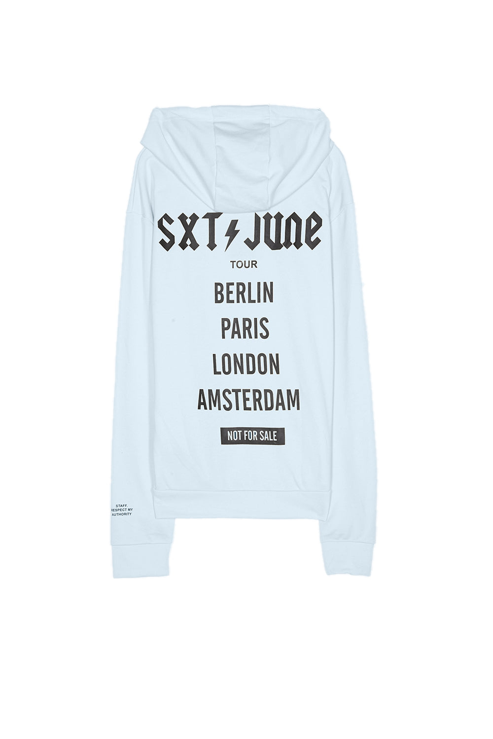 Sixth June - Sweat capuche crew tour bleu