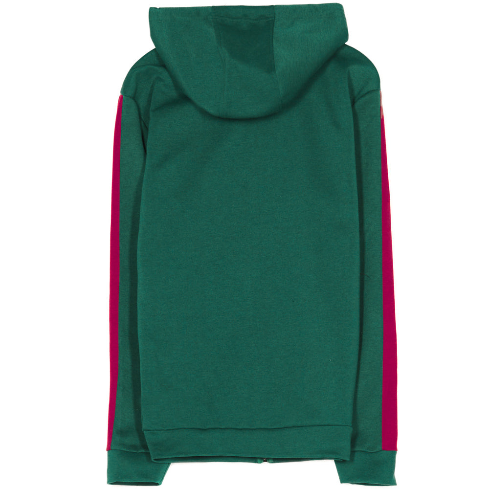 Sixth June - Sweat capuche bandes Sixth June vert rouge