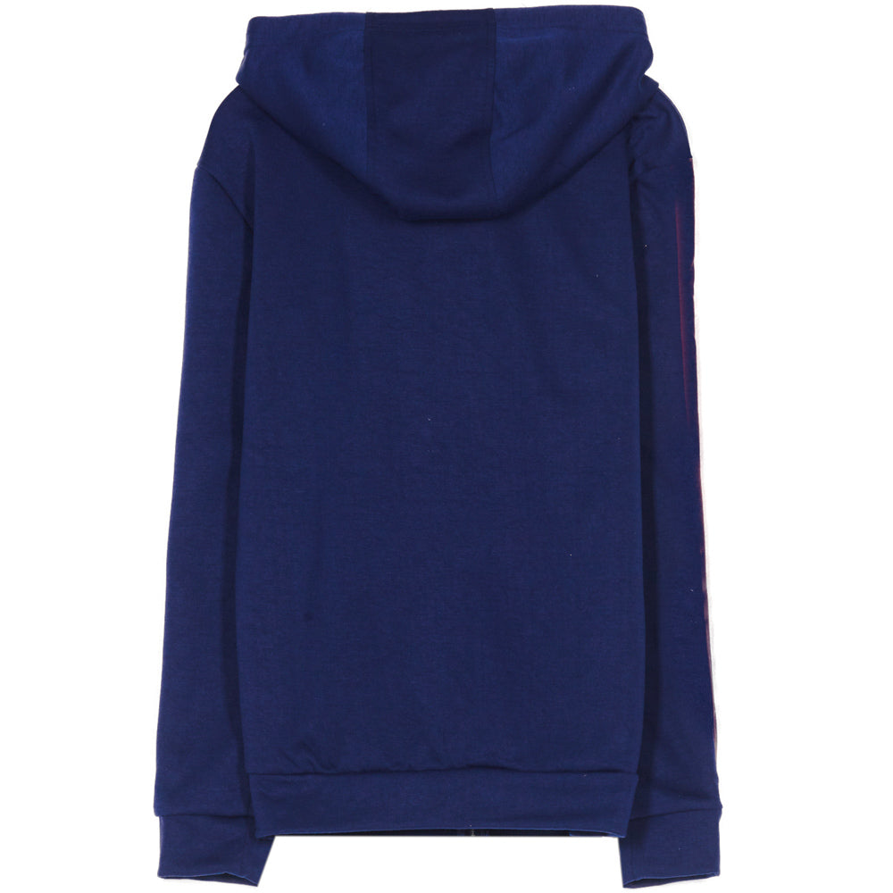 Sixth June - Sweat capuche bandes bleu rouge