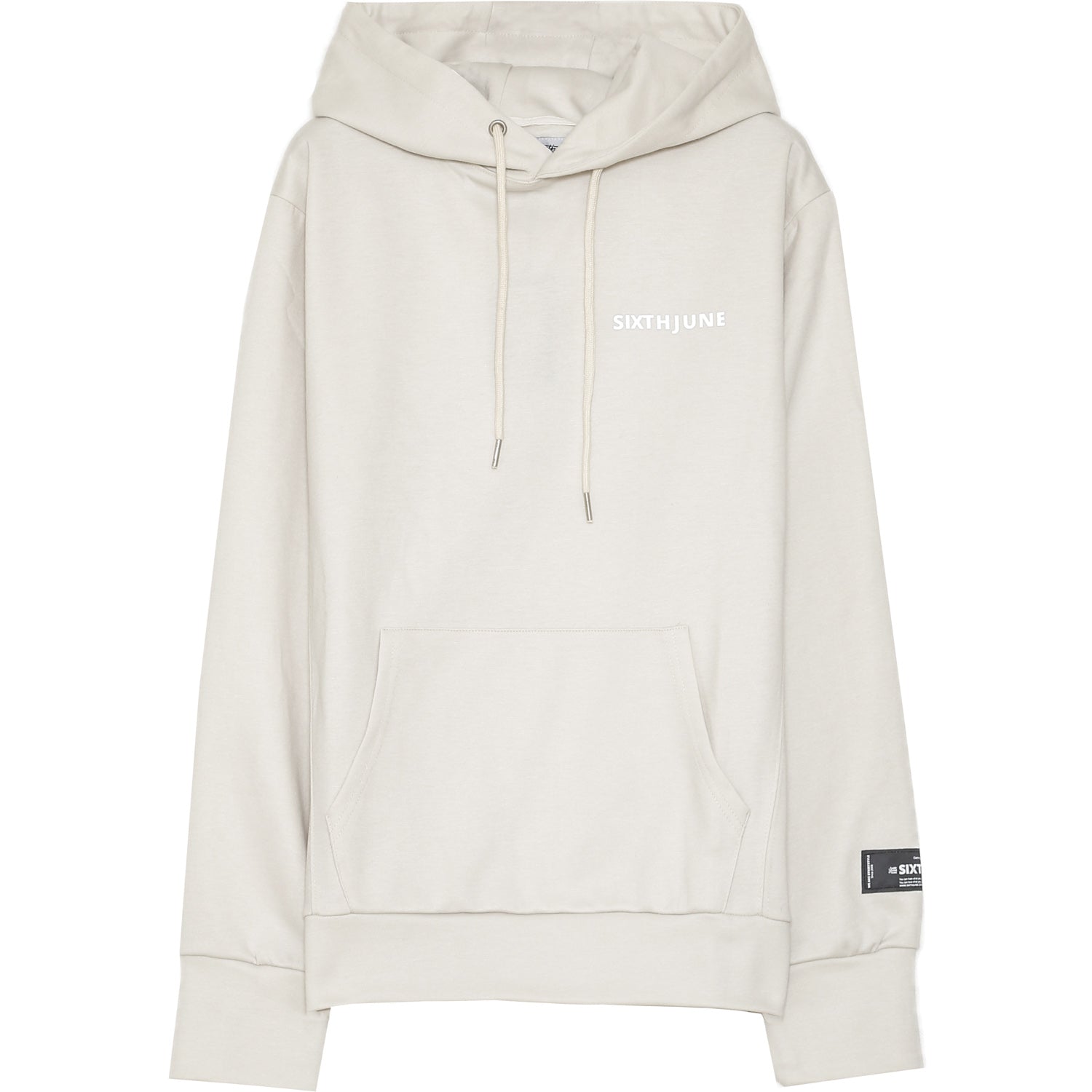 Sixth June - Sweat capuche réfléchissant empiècement logo blanc