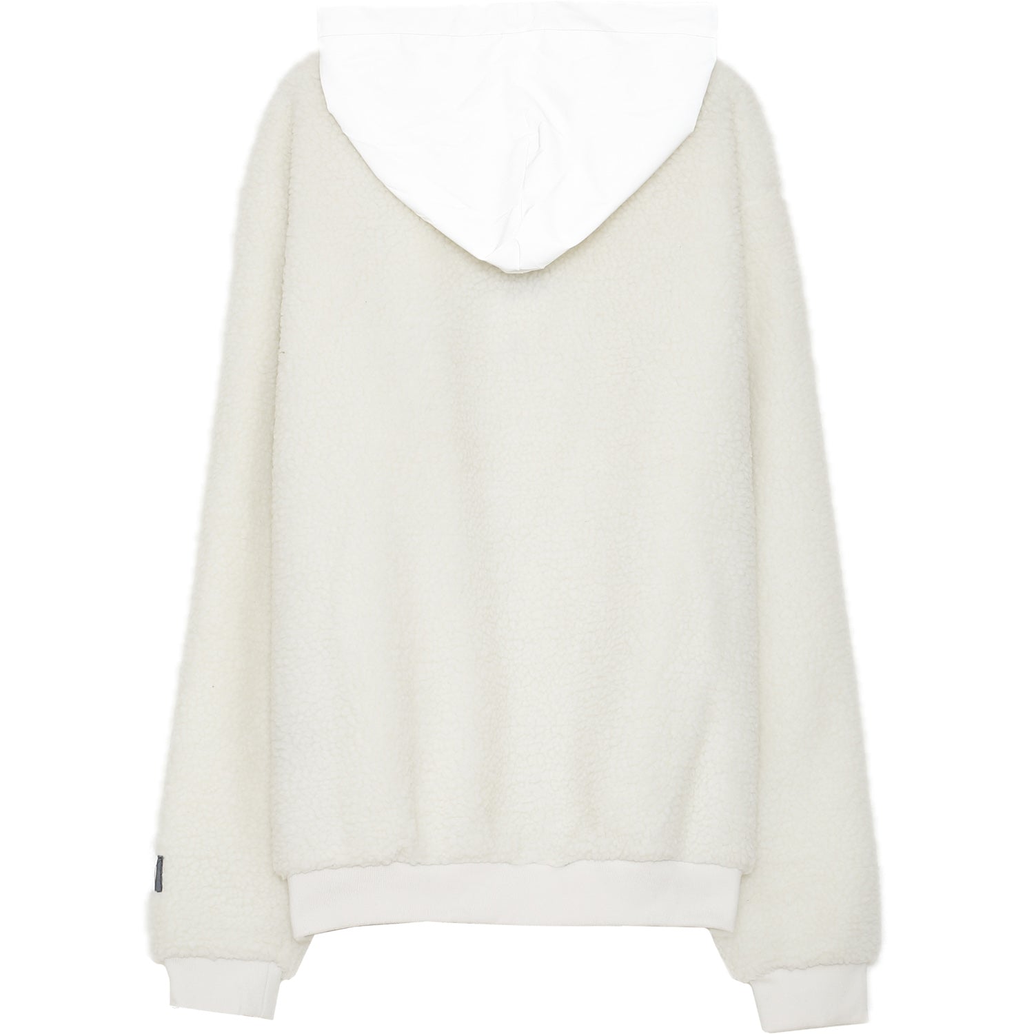 Sixth June - Sweat sherpa poche réfléchissante blanc cassé