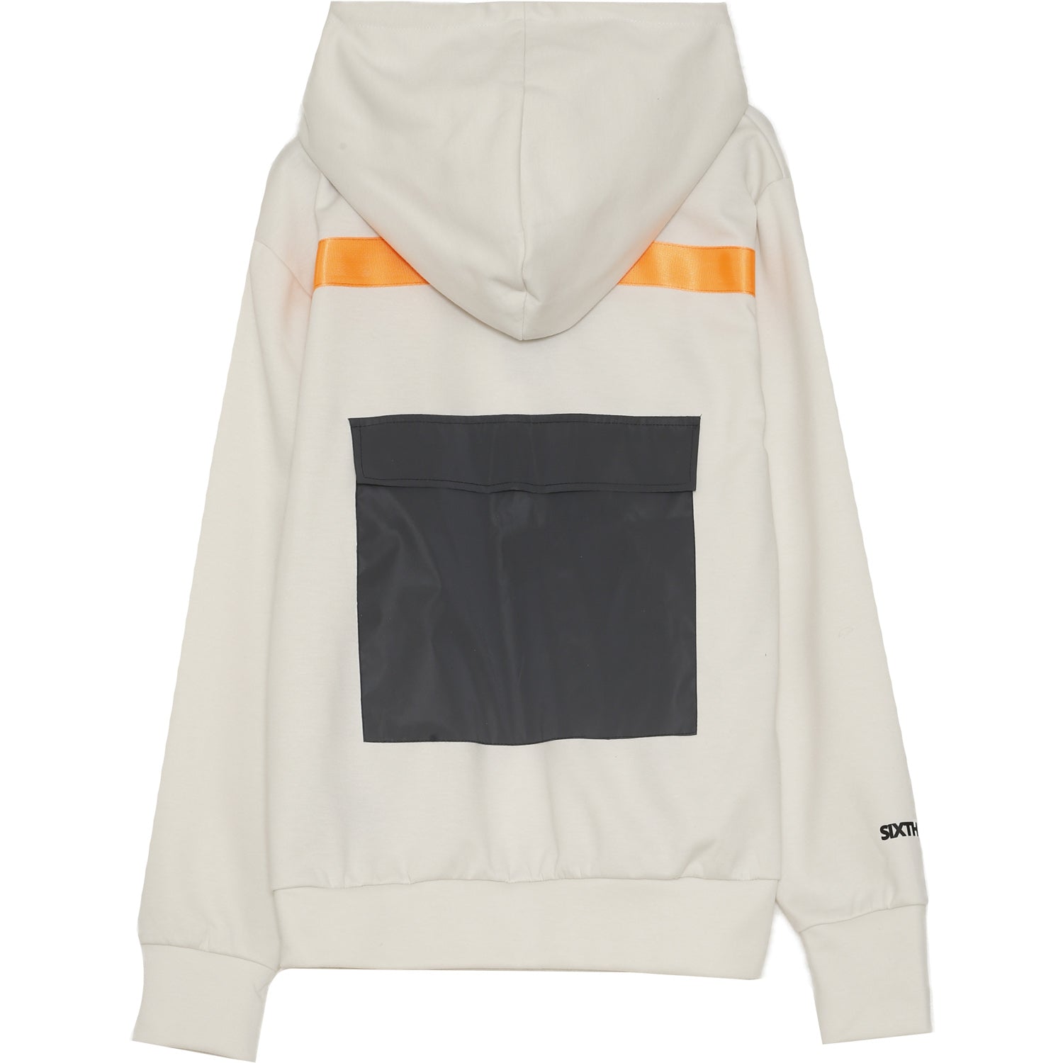 Sixth June - Sweat capuche aluminium human blanc cassé